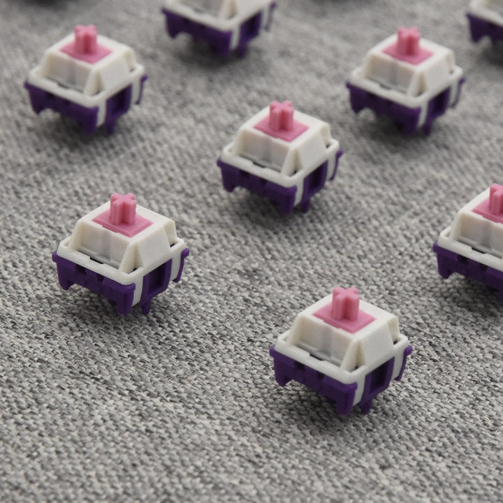 HMX - Keyboard Switches - Unikeys x HMX Purple Dawn Linear Switches - Keebz N Cables