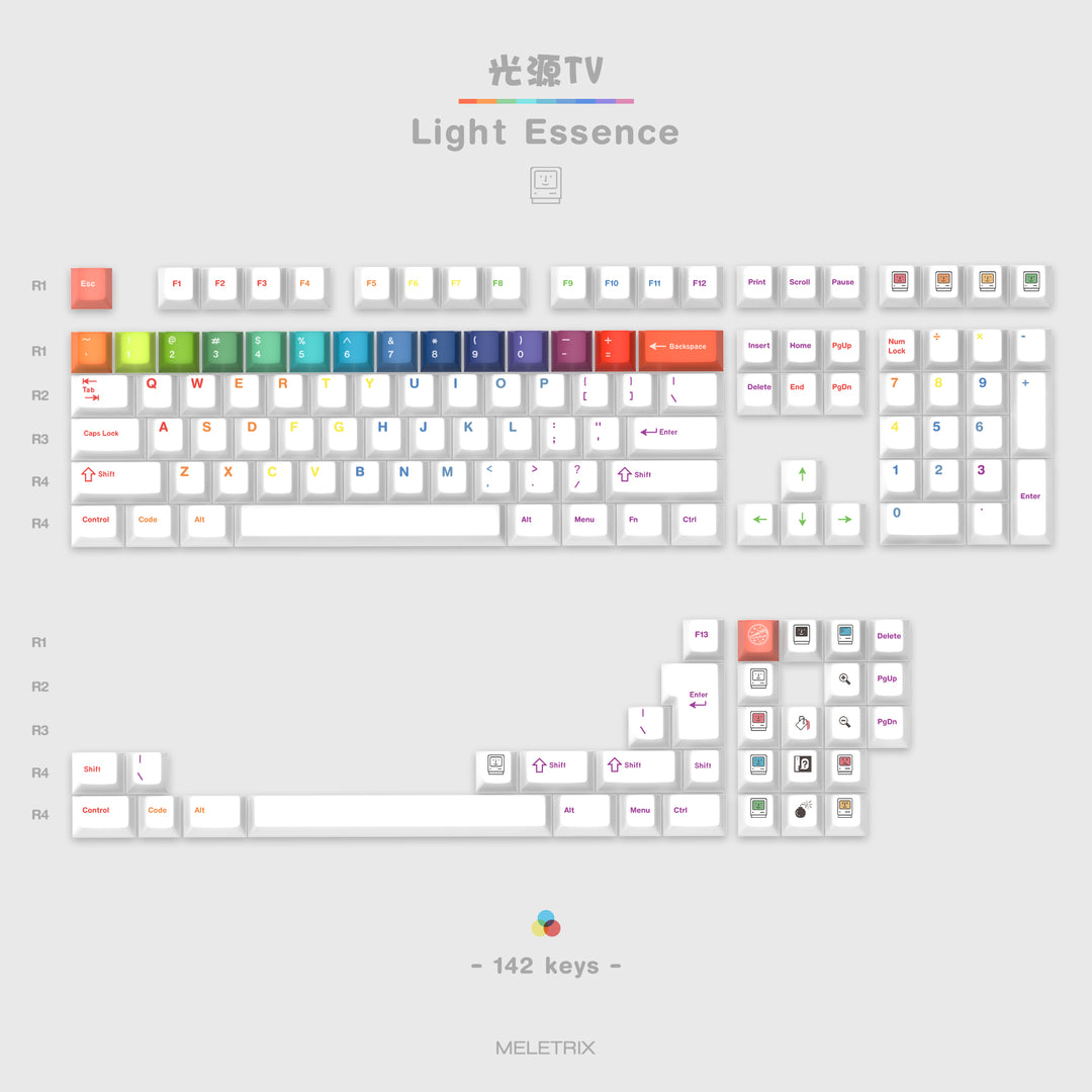 [Group-buy] Light Essence TV Keycap Set