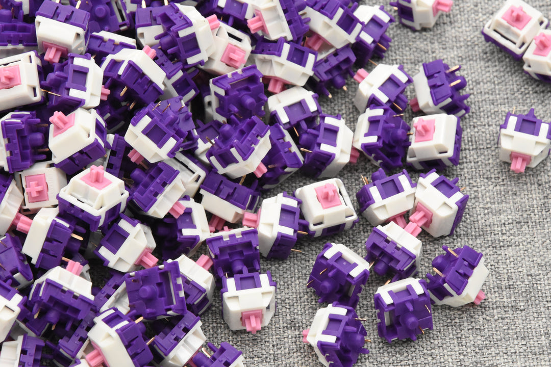 Unikeys x HMX Purple Dawn Linear Switches