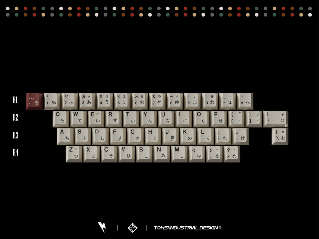 Keykobo KKB Retro Mixed Lights R2 Keycaps