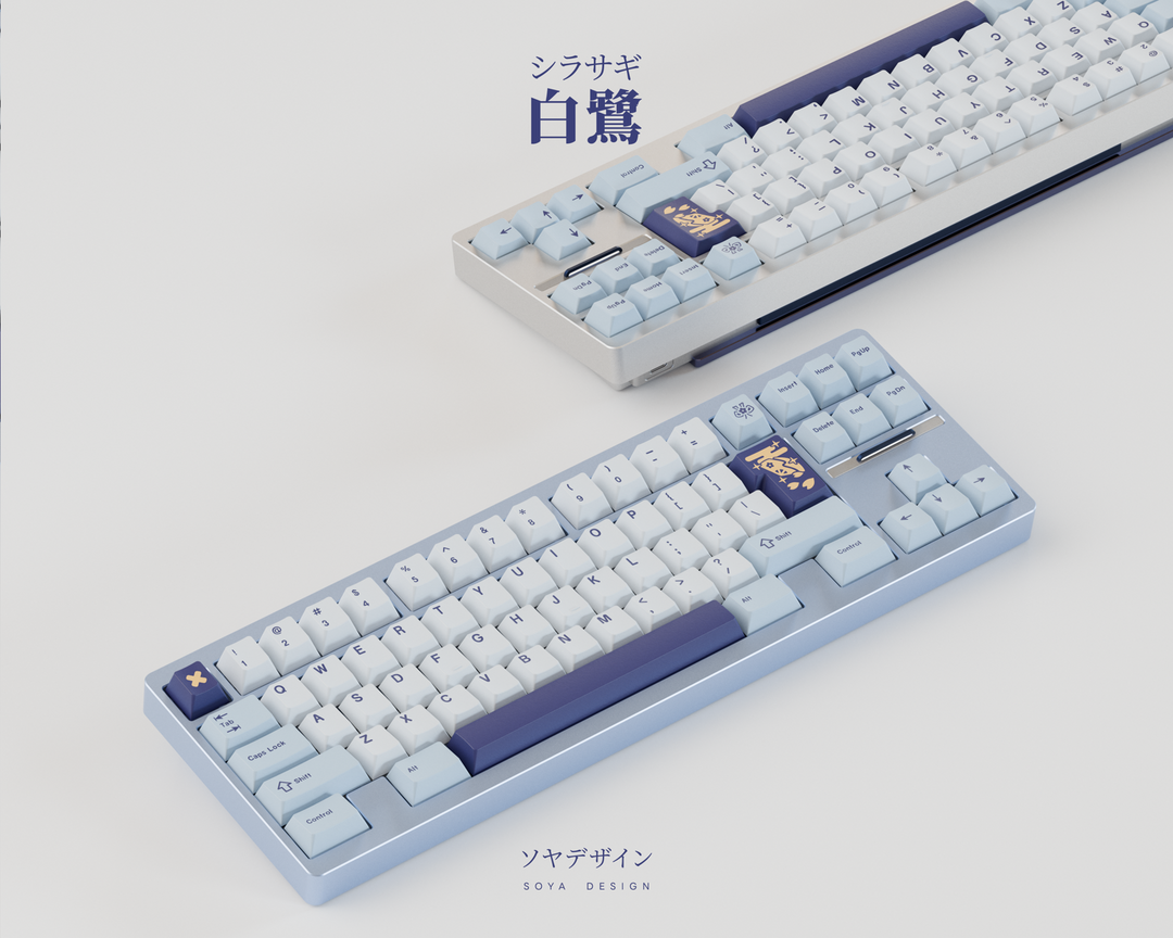 Keykobo - Keycaps - Keykobo KKB Shirasagi Keycaps - Keebz N Cables