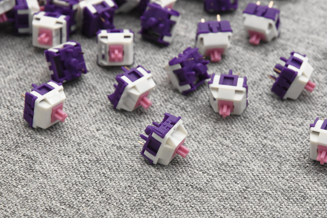 Unikeys x HMX Purple Dawn Linear Switches