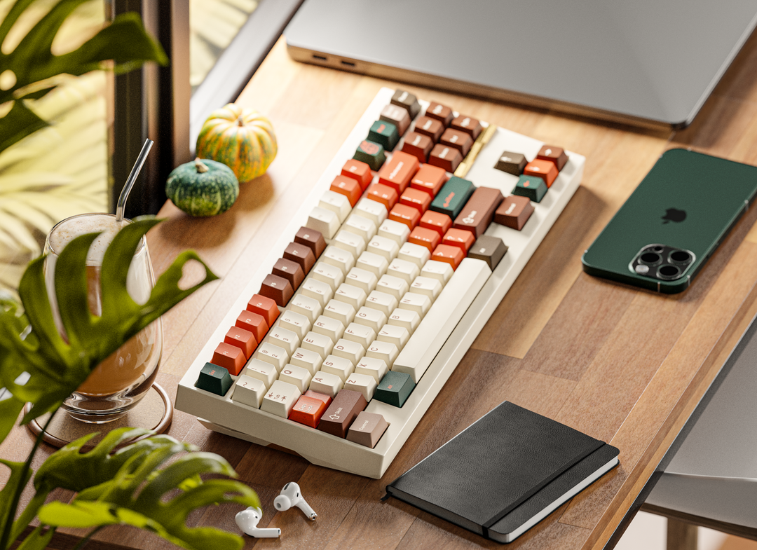 Keykobo - Keycaps - [Pre-order] Keykobo KKB Pumpkin Spice Latte - Keebz N Cables