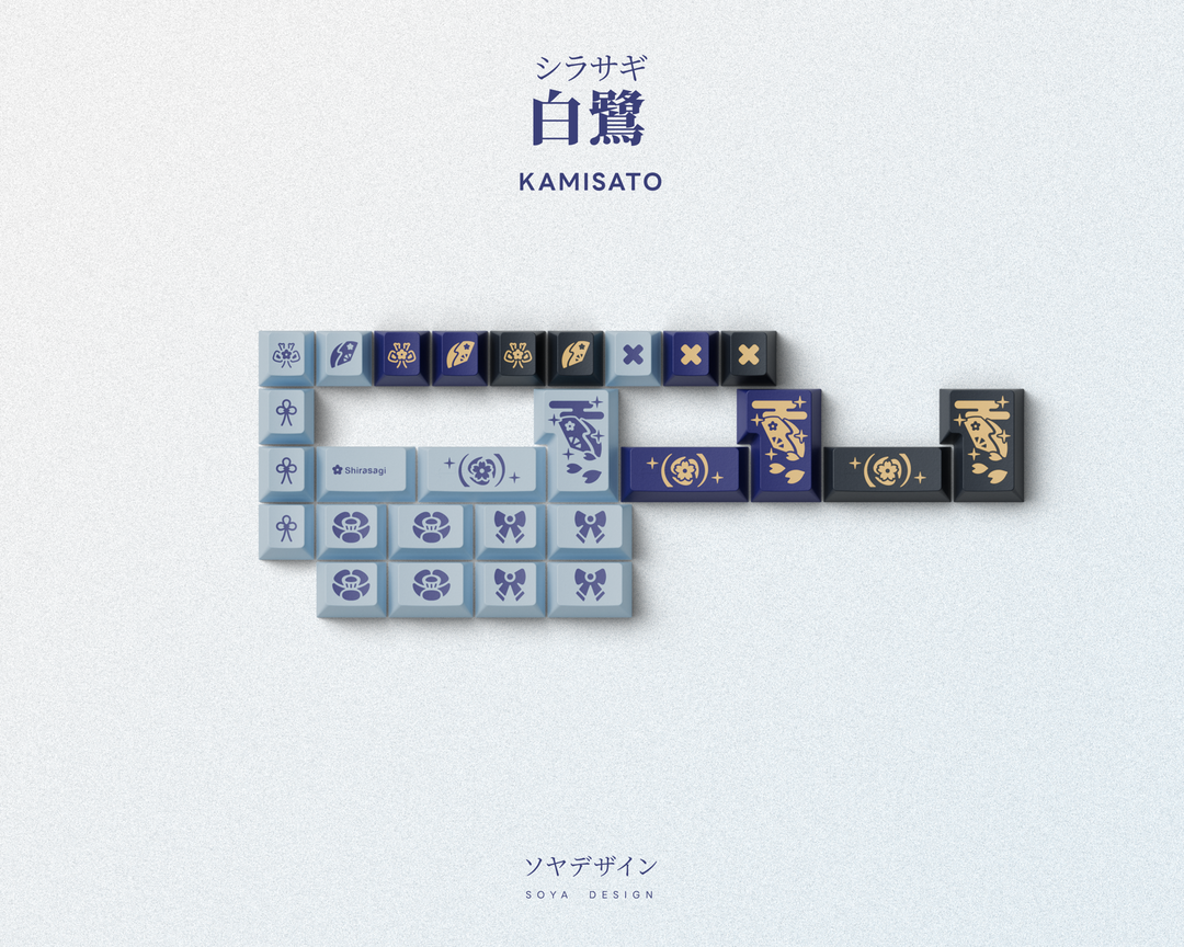 [Pre-order] Keykobo KKB Shirasagi Keycaps