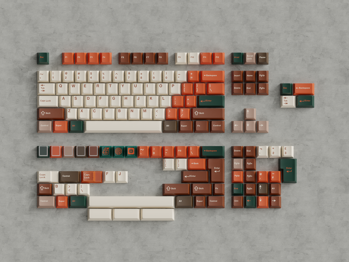 Keykobo - Keycaps - [Pre-order] Keykobo KKB Pumpkin Spice Latte - Keebz N Cables