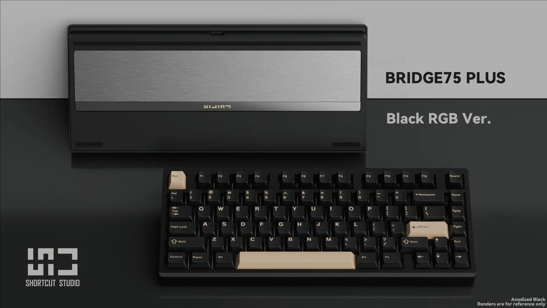 Shortcut Studio -  - Shortcut Studio Bridge75 V2 75% Mechanical Keyboard - Keebz N Cables