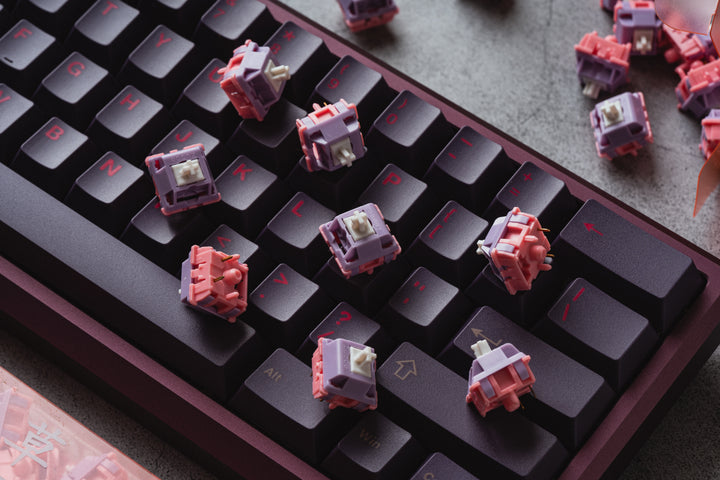 Wuque Studio - Keycaps - WS Orchid Strings Keycaps - Keebz N Cables