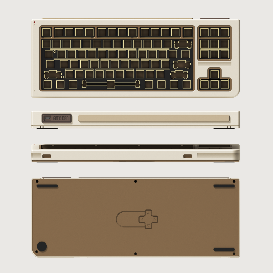 80Retros - Keyboards - 80Retros GAME 1989 TKL Keyboard Kit - Keebz N Cables