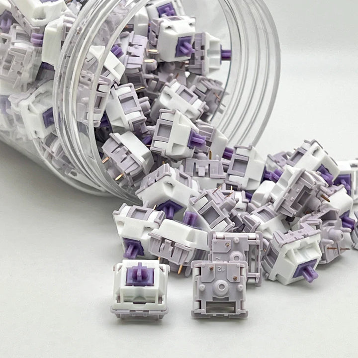 Invokeys - Keyboard Switches - Invokeys Purple Rice Linear Switches Switches - Keebz N Cables