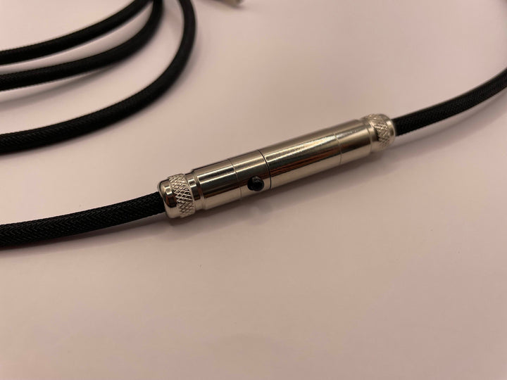 Black Silver Mechanical Keyboard Straight XLR Cable