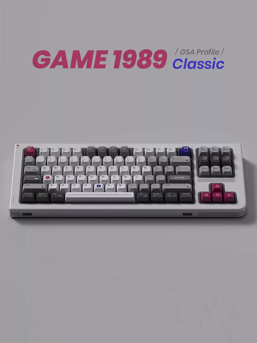 80Retros - Keycaps - [Pre-order] 80Retros GAME 1989 GSA Profile Keycaps - Keebz N Cables