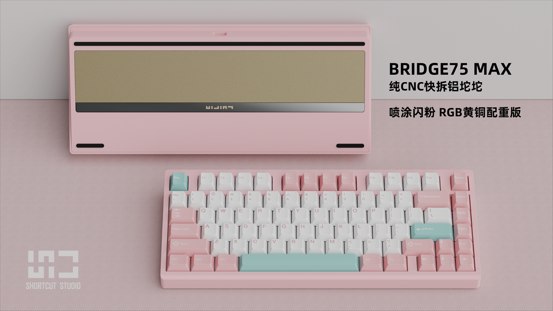 Shortcut Studio -  - Shortcut Studio Bridge75 V2 75% Mechanical Keyboard - Keebz N Cables