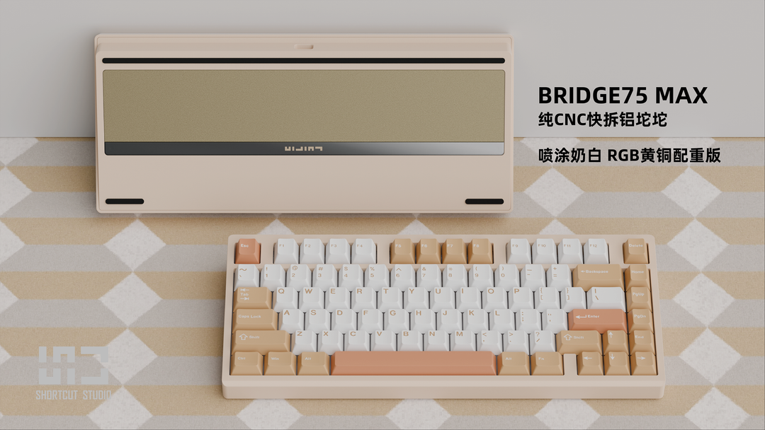 [Pre-order] Shortcut Studio Bridge75 V2 75% Mechanical Keyboard