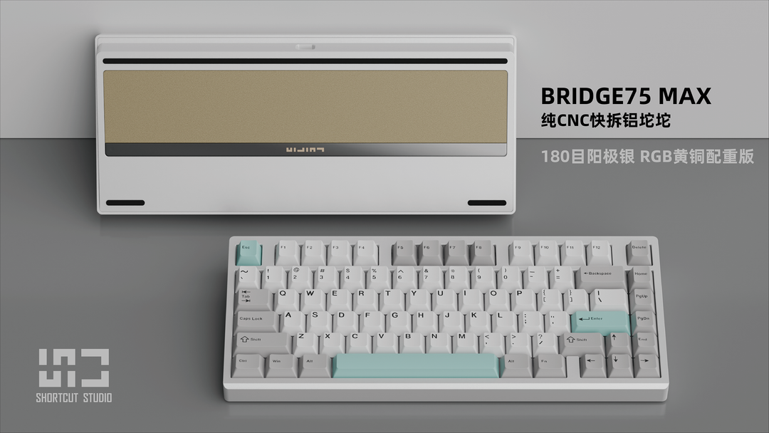 Shortcut Studio -  - Shortcut Studio Bridge75 V2 75% Mechanical Keyboard - Keebz N Cables