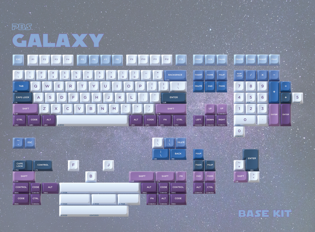 [Group-buy] PBS Galaxy Keycaps