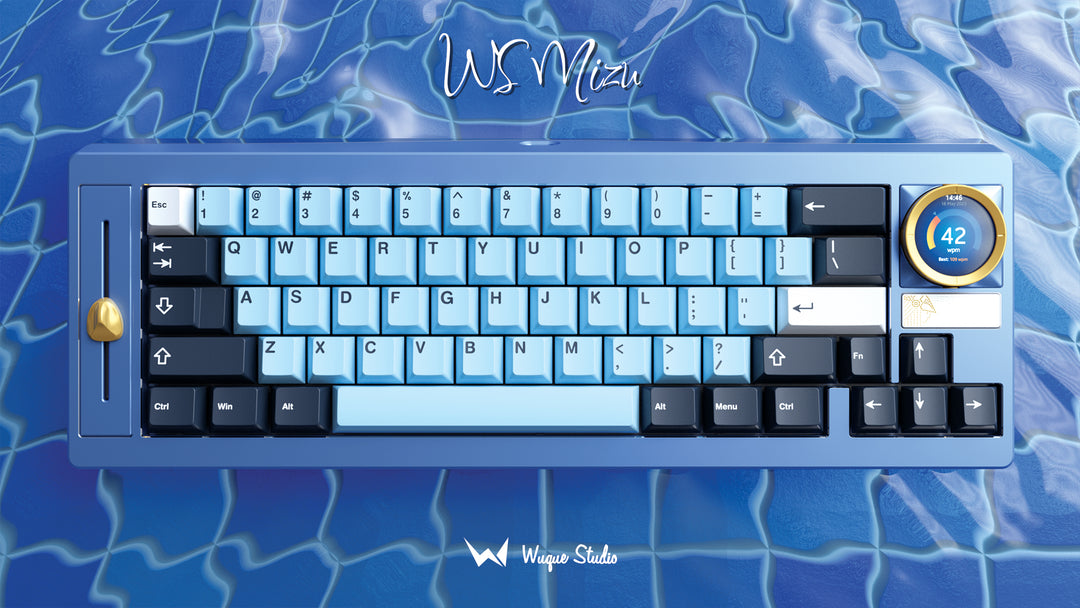 Wuque Studio - Keycaps - [Pre-order] WS PBT Mizu Keycaps - Keebz N Cables