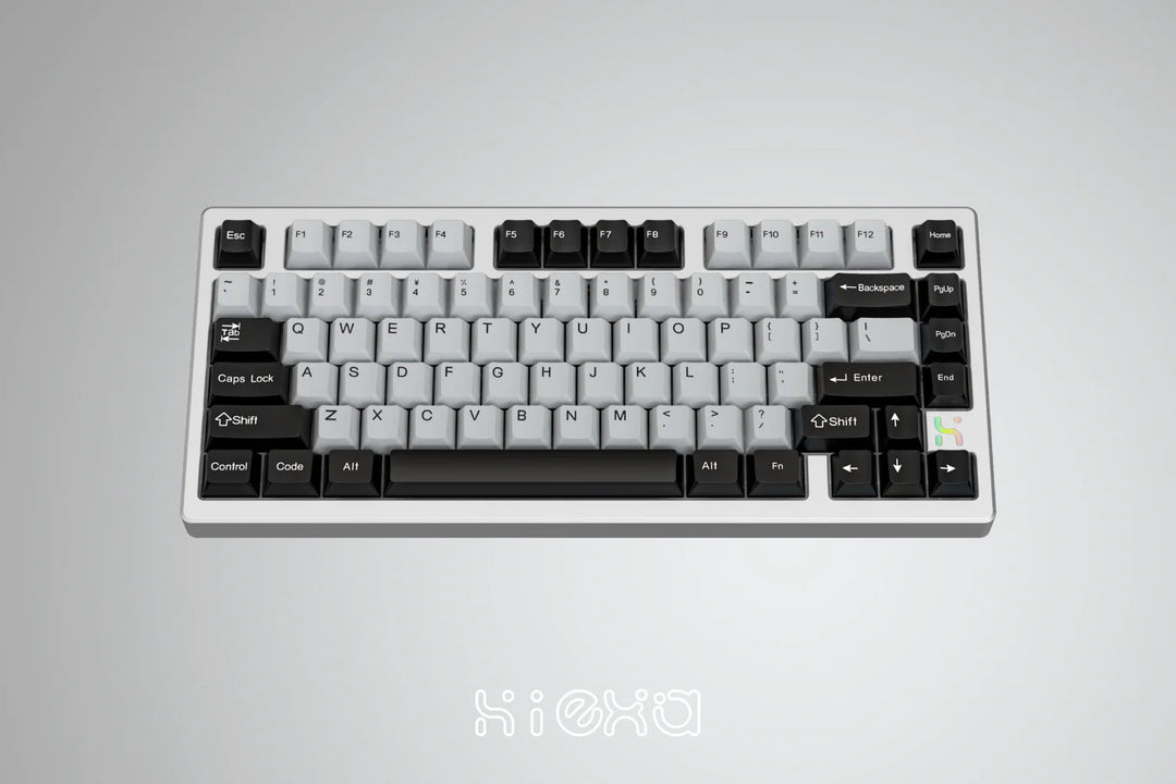 Hiexa V75 75% Mechanical Keyboard - Brushed PVD Weight