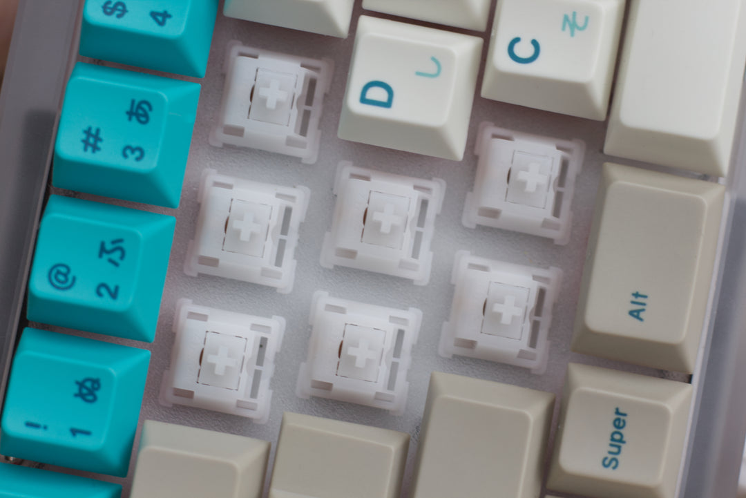 Gateron - Keyboard Switches - Gateron Snow Rabbit Linear Switches - Keebz N Cables