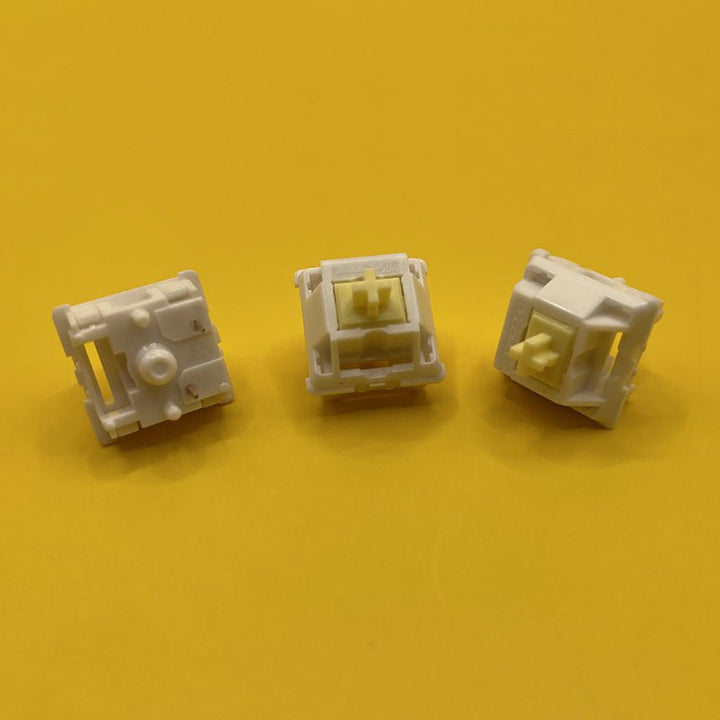 Banana Milk Switches - Linear - Keebz N CablesKeyboard Switches