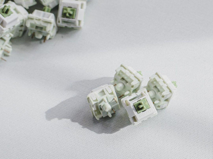 Invokeys Matcha Latte V2 Linear Switches (Hand Lubed) - Keebz N CablesKeyboard Switches