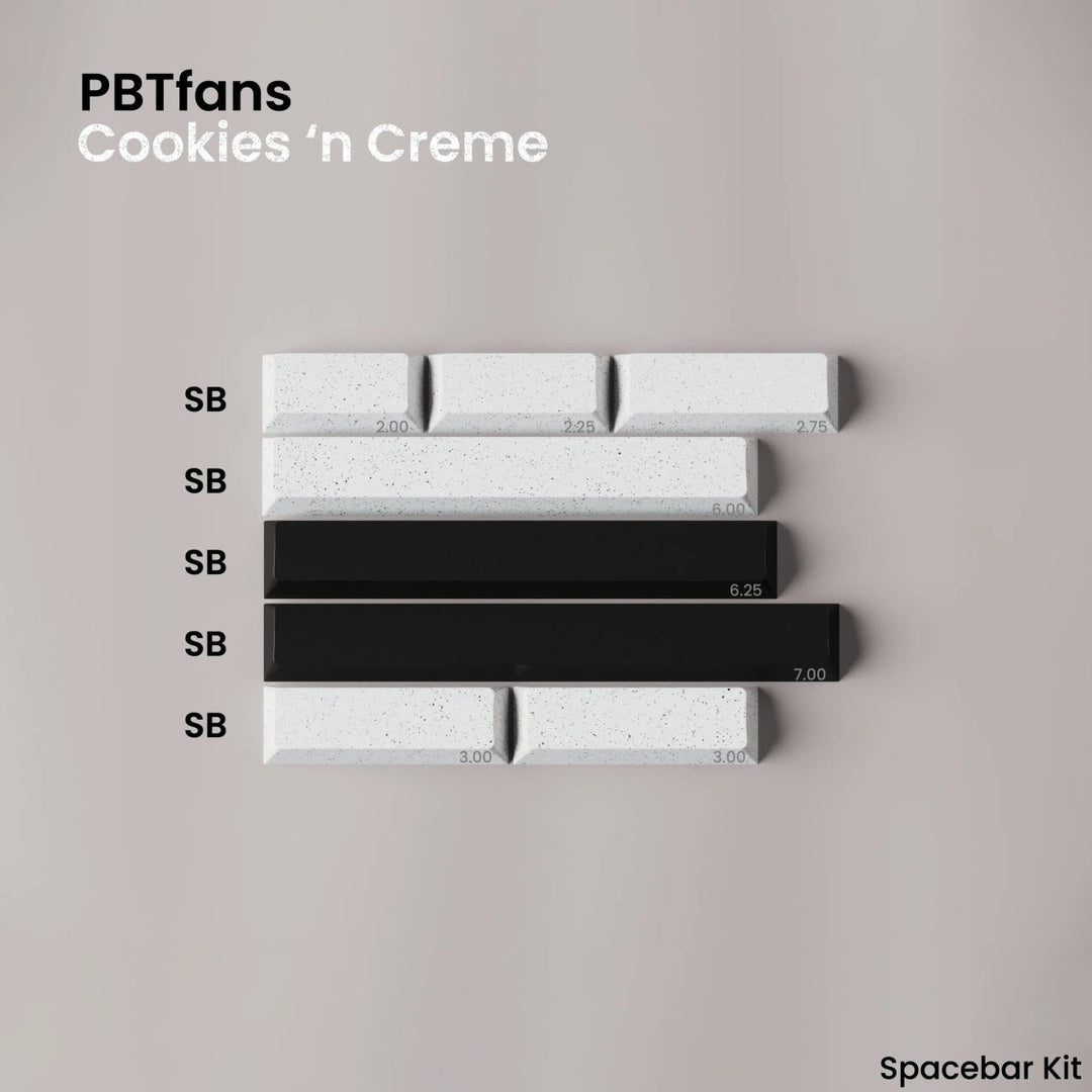 [Pre-order] PBTfans Cookies 'n Creme - Keebz N CablesKeycaps